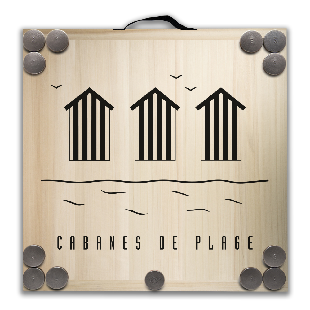 Kit de jeu de palets breton - Cabanes de plage – Image 2