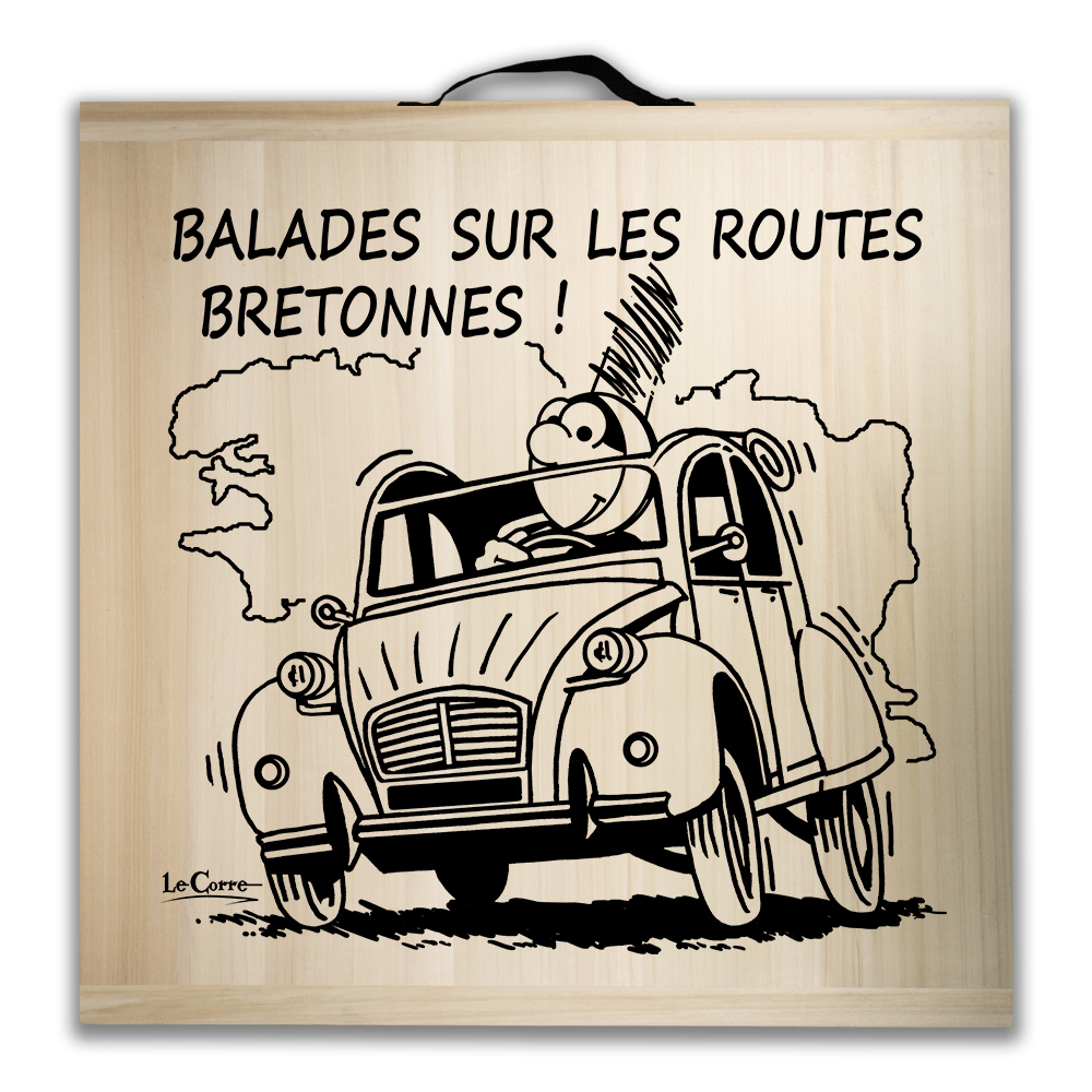 Kit de jeu de palets breton - Balade sur les routes bretonnes