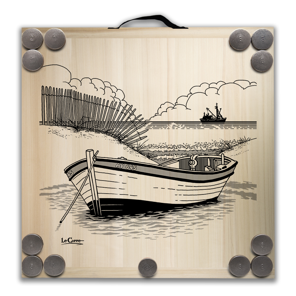 Kit de jeu de palets breton - Barque au mouillage – Image 2