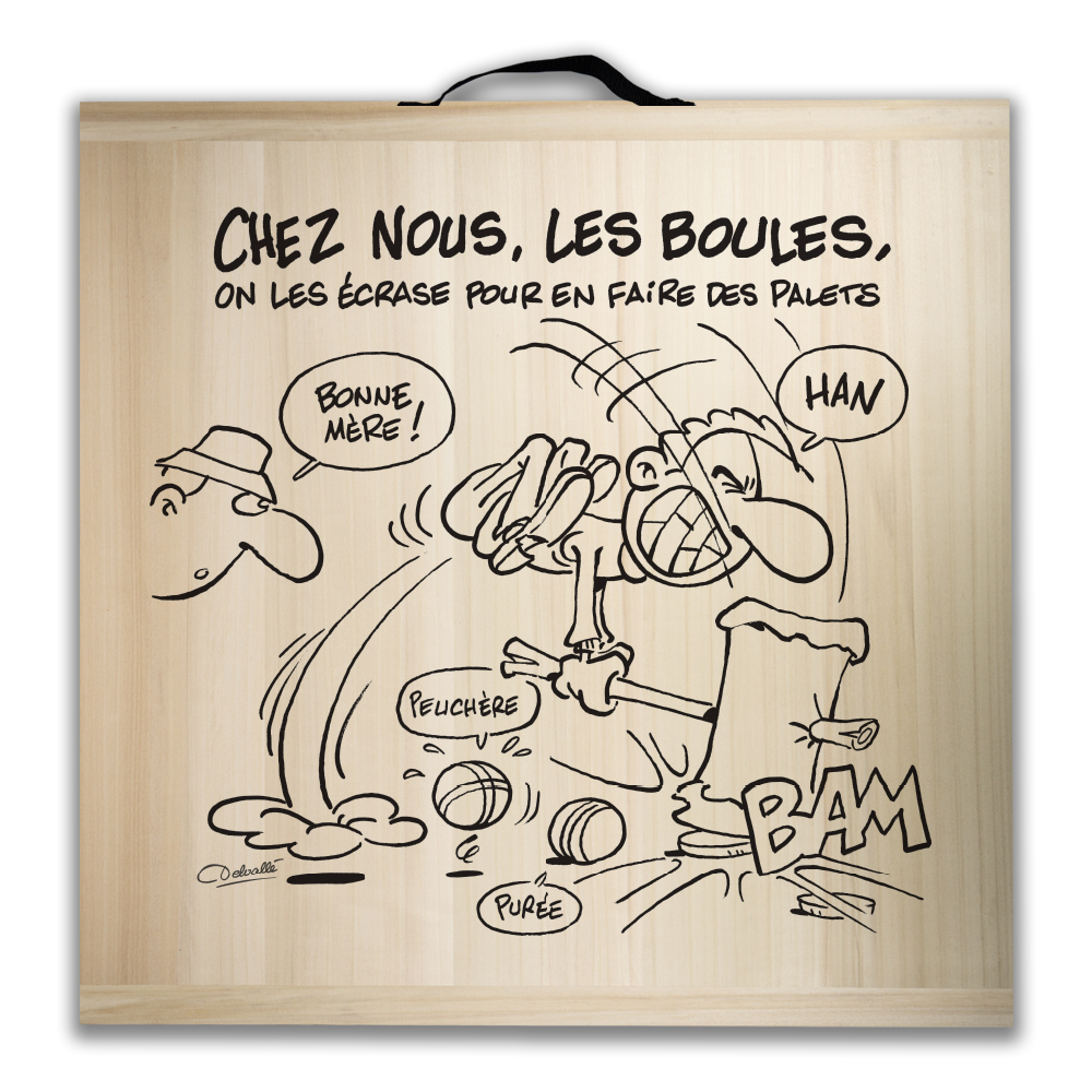 Kit de jeu de palets breton - Chez nous les boules