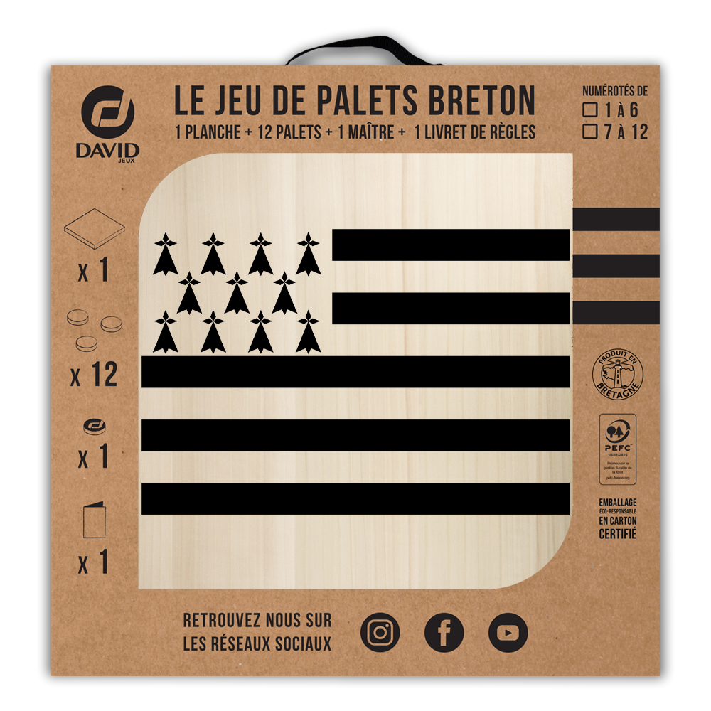 Kit de jeu de palets breton - Gwenn Ha Du – Image 3