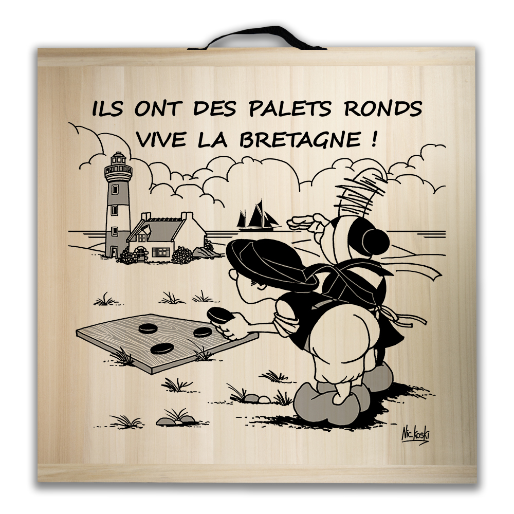 Kit de jeu de palets breton - Ils ont des palets ronds ...
