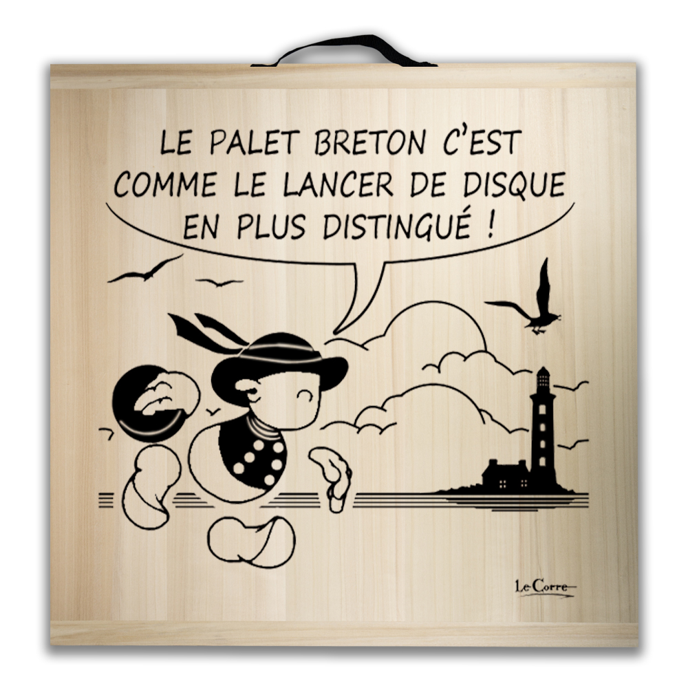 Kit de jeu de palets breton - Lancer de disque