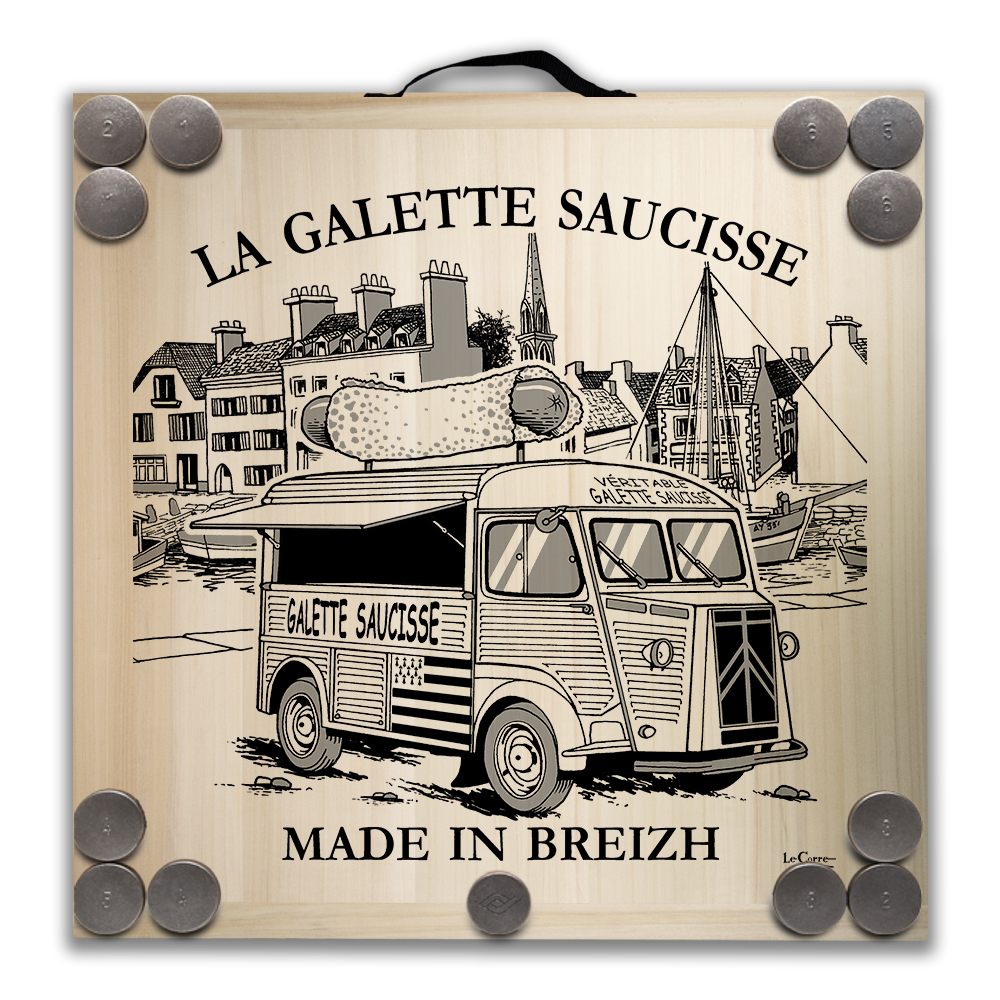 Kit de jeu de palets breton - Le food truck Galette Saucisse – Image 2