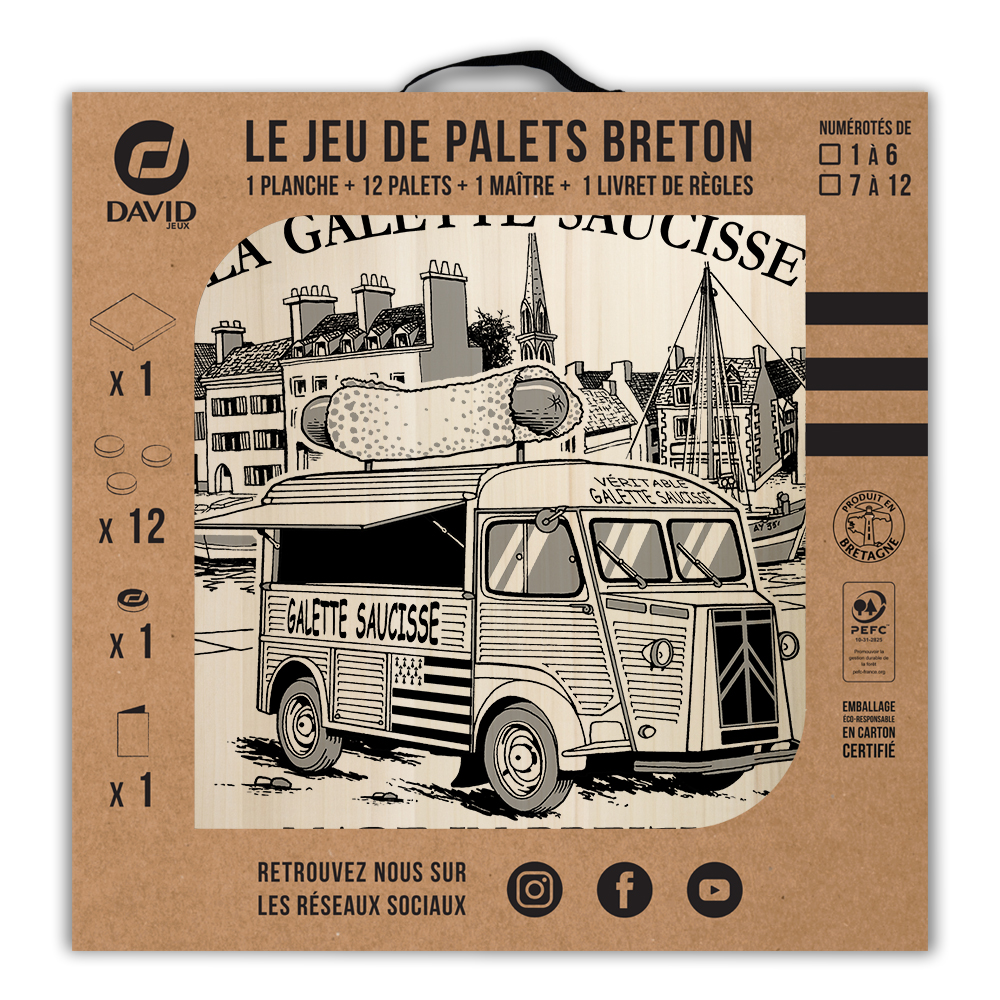 Kit de jeu de palets breton - Le food truck Galette Saucisse – Image 3