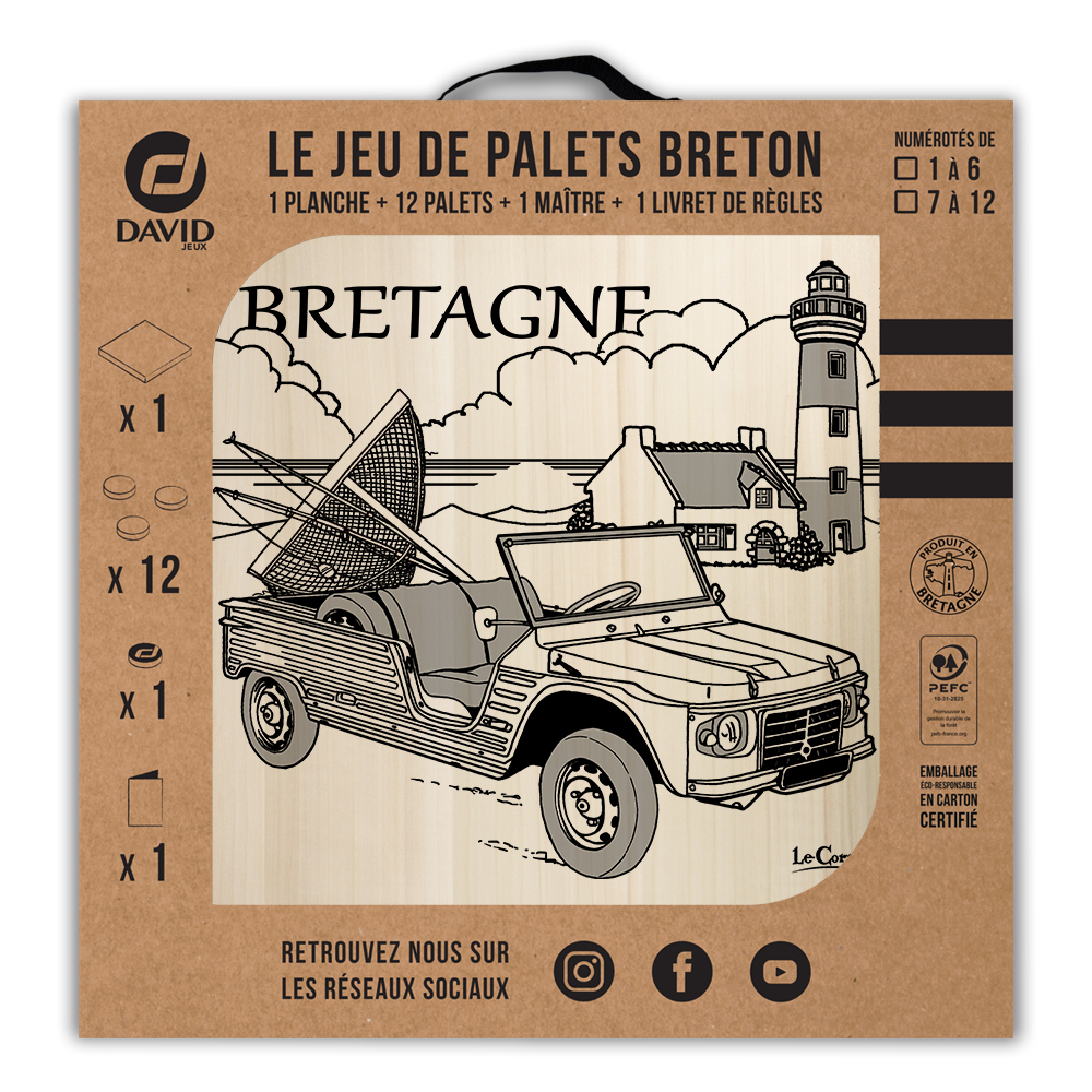 Kit de jeu de palets breton - Méhari – Image 3