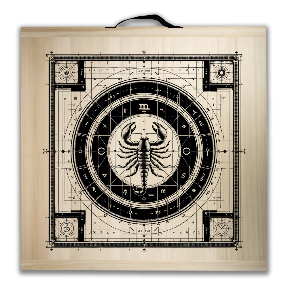 Kit de jeu de palets breton - Signe du Scorpion