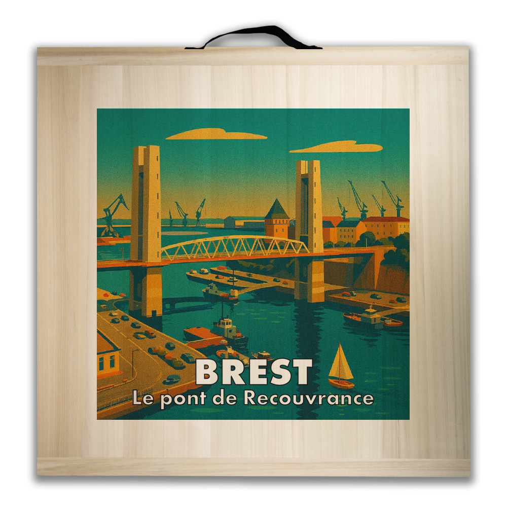 Kit de jeu de palets breton - Brest - Le pont de Recouvrance