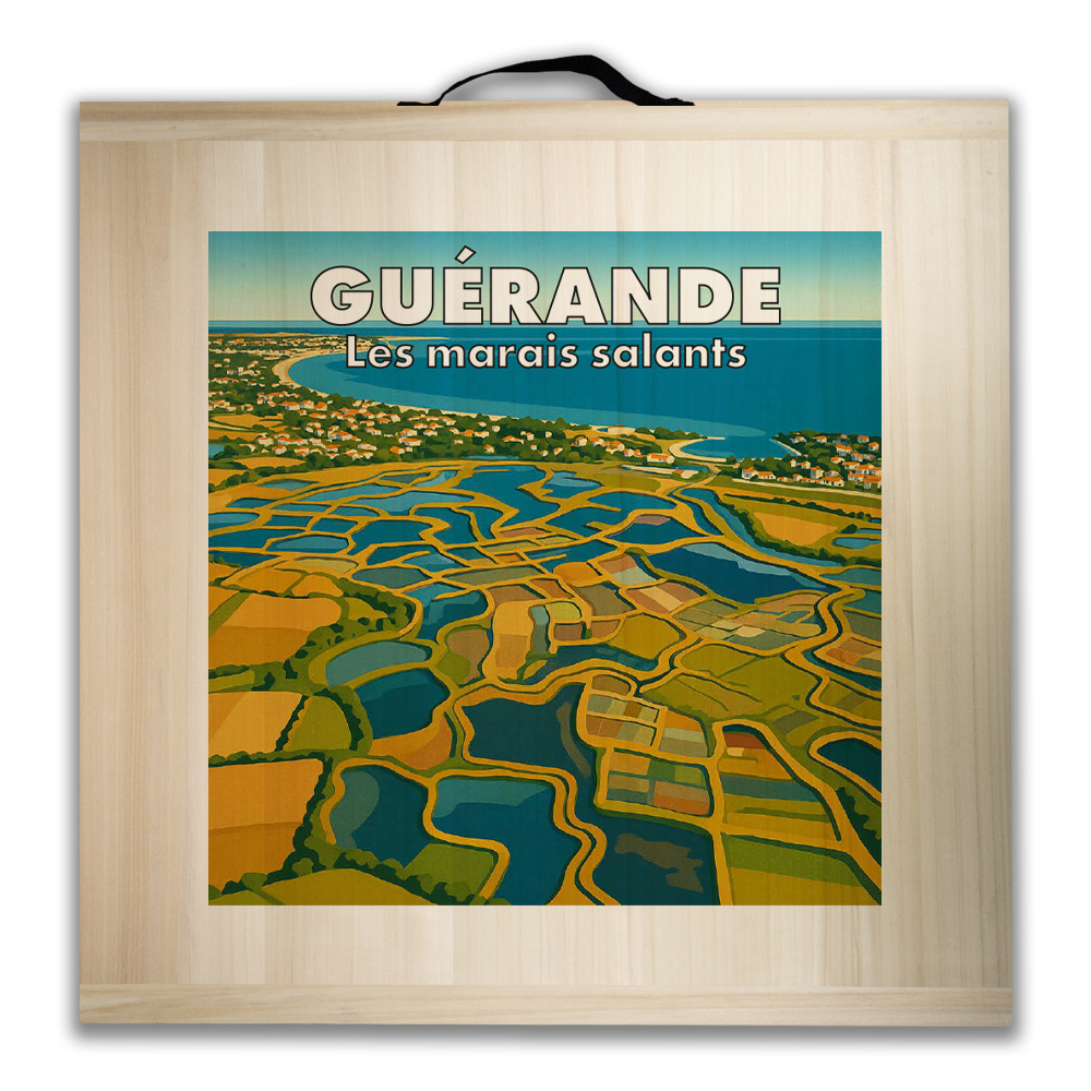 Kit de jeu de palets breton - Guérande - Les marais salants
