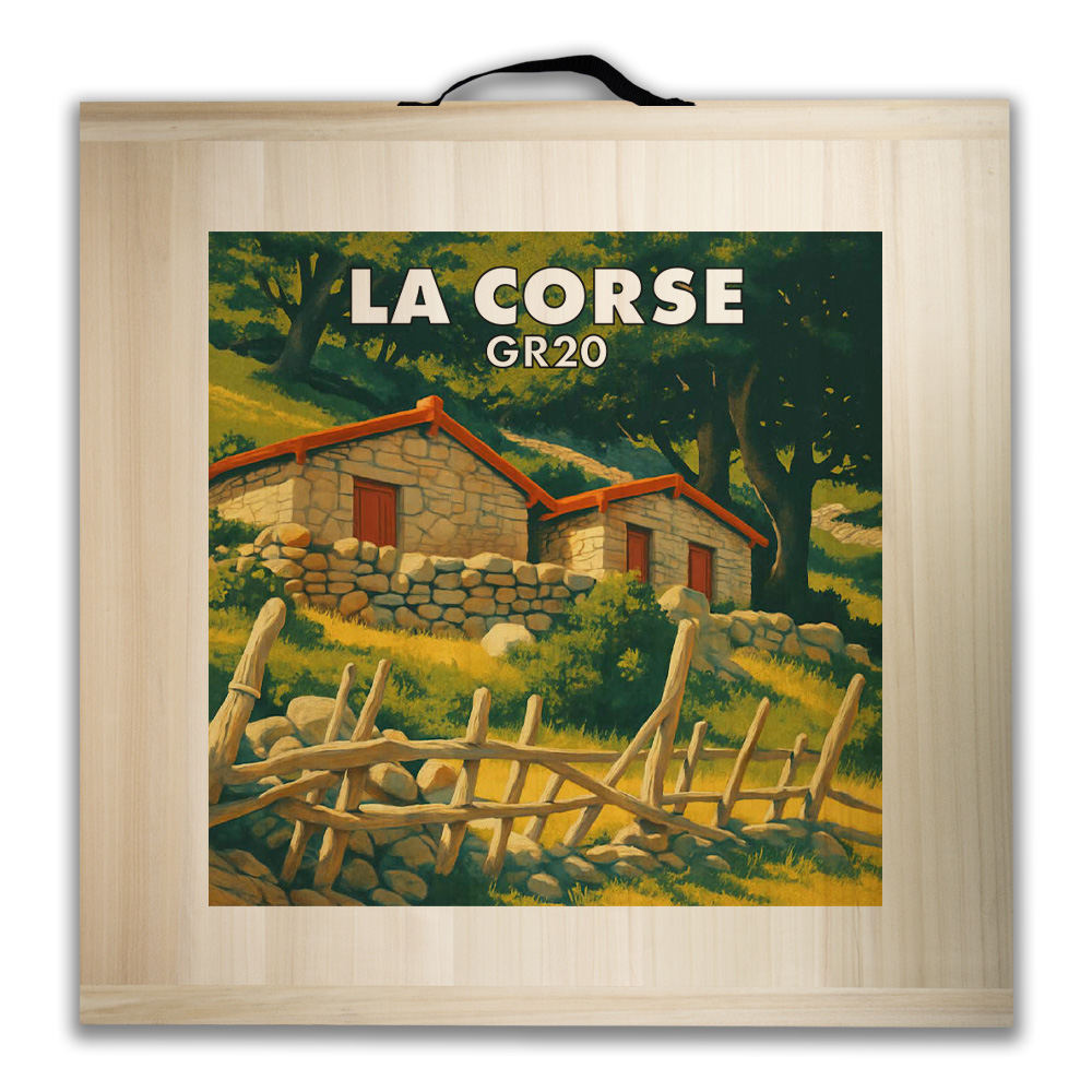 Kit de jeu de palets breton - La Corse - GR20