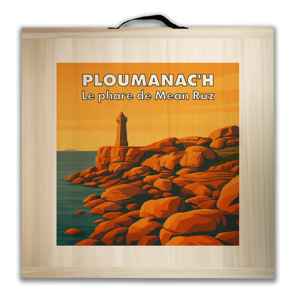 Kit de jeu de palets breton -  Ploumanac'h - Le phare de Mean Ruz