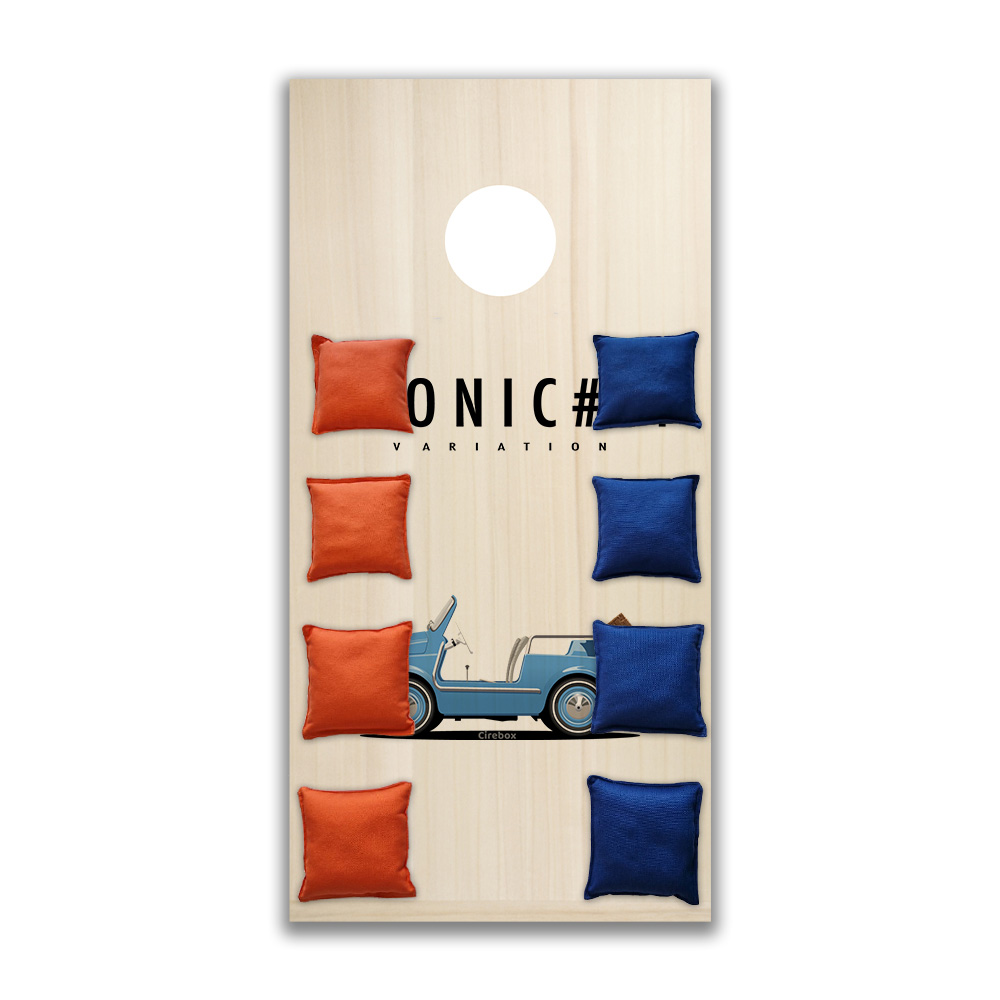 Cornhole - ICONIC - #14 Variation - FIAT 500 Jolly - 1959 – Image 2